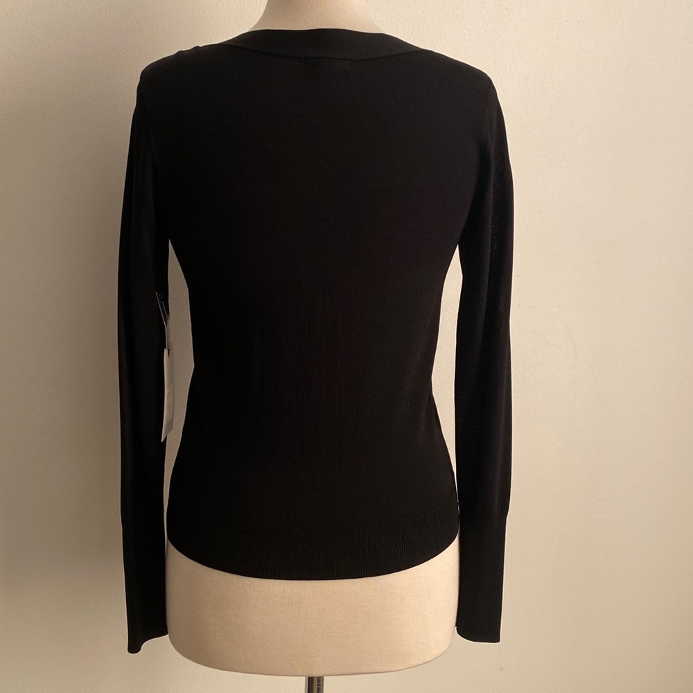 Leith Black Cardigan Size XXS NWT - Picture 8 of 8